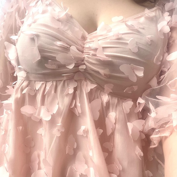 Pastel pink Selkie style poofy babydoll 🪷 - Picture 6 of 6